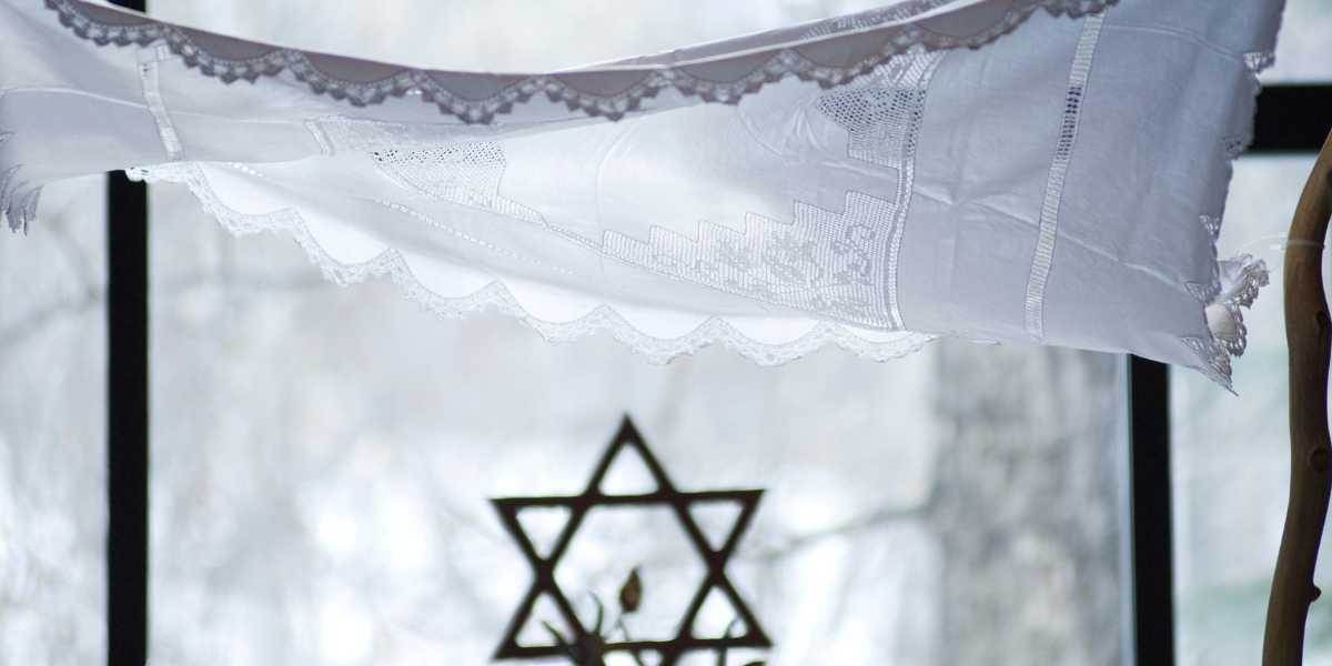 Jewish wedding outdoor chuppah